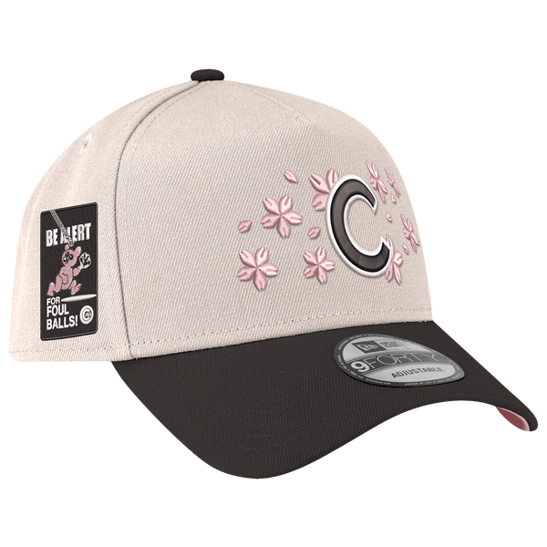 New Era MLB 940 A-Frame Blossom Cap - Adult - White/Black - Image 3