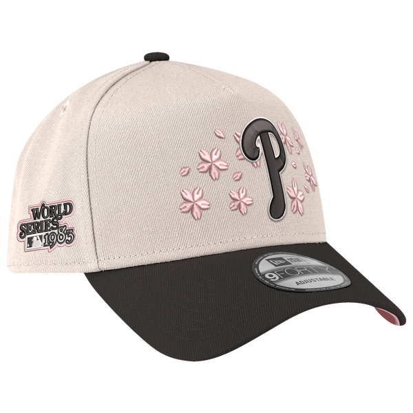 New Era MLB 940 A-Frame Blossom Cap - Adult - Black/White - Image 3