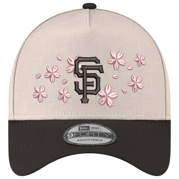 New Era MLB 940 A-Frame Blossom Cap - Adult - Black/White - Image 2