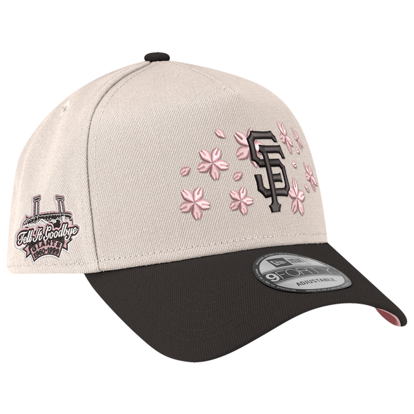New Era MLB 940 A-Frame Blossom Cap - Adult - Black/White - Image 3