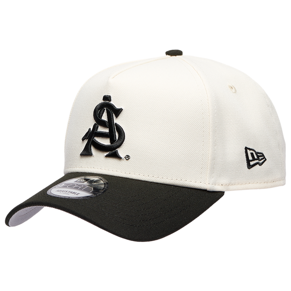New Era 9FORTY A-Frame Chrome Cap - Adult - Black/Chrome