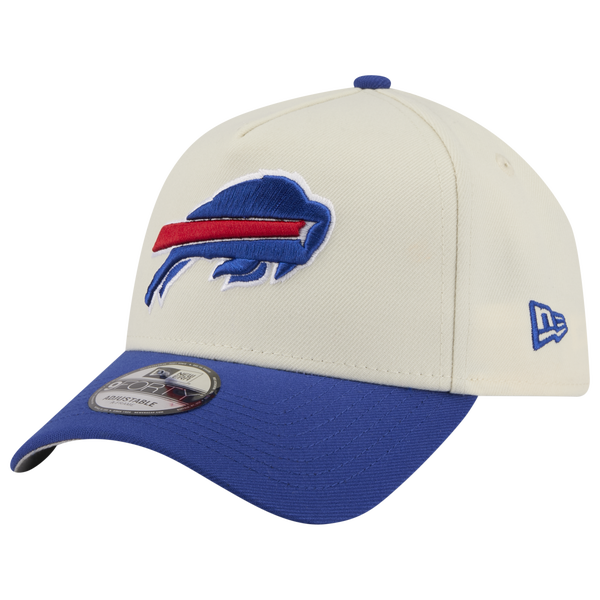 New Era NFL 9FORTY A-Frame Cap - Adult - Chrome/Blue