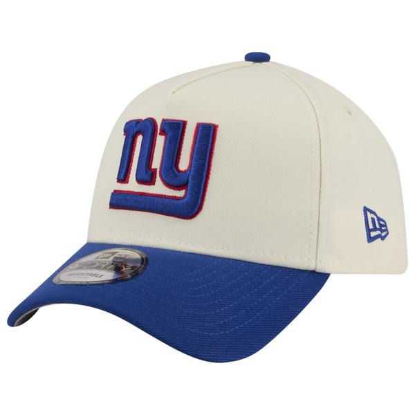 New Era NFL 9FORTY A-Frame Cap - Adult - Blue/Chrome