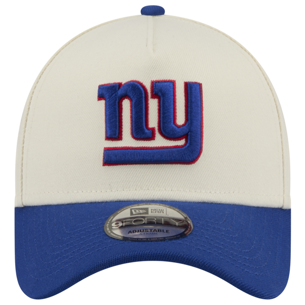 New Era NFL 9FORTY A-Frame Cap - Adult - Blue/Chrome - Image 2
