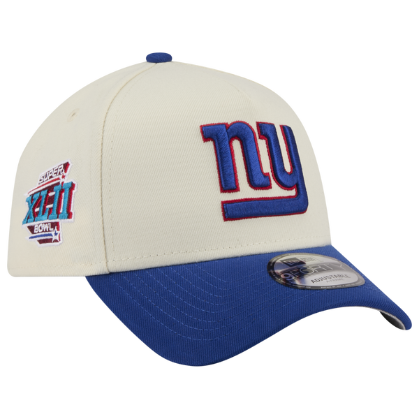 New Era NFL 9FORTY A-Frame Cap - Adult - Blue/Chrome - Image 3