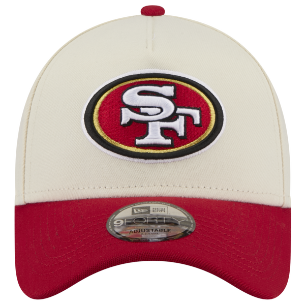 New Era NFL 9FORTY A-Frame Cap - Adult - Red/Chrome - Image 2