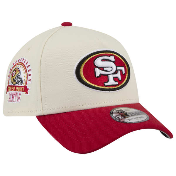 New Era NFL 9FORTY A-Frame Cap - Adult - Red/Chrome - Image 3