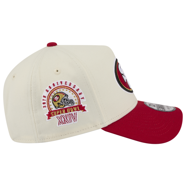 New Era NFL 9FORTY A-Frame Cap - Adult - Red/Chrome - Image 5