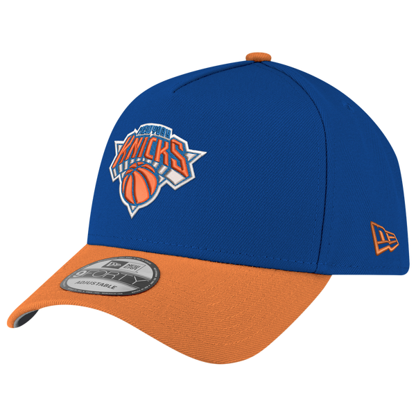 New Era Knicks 940 A-Frame Champs SP Cap - Adult - Blue/Orange