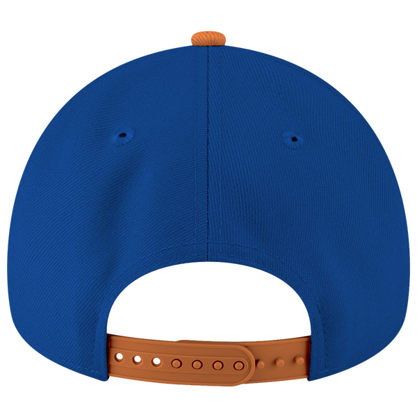 New Era Knicks 940 A-Frame Champs SP Cap - Adult - Blue/Orange - Image 4