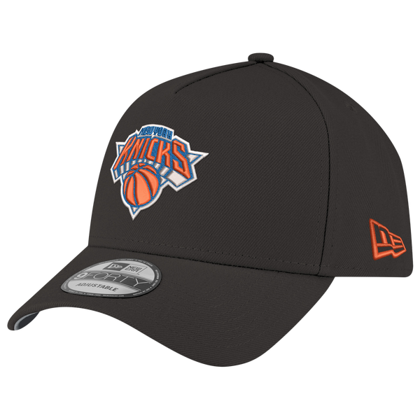 New Era Knicks 940 A-Frame Champs SP Cap - Adult - Black