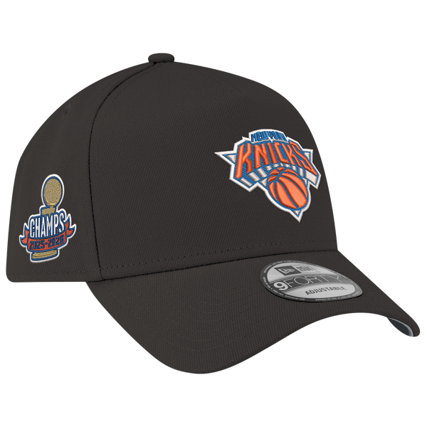 New Era Knicks 940 A-Frame Champs SP Cap - Adult - Black - Image 3