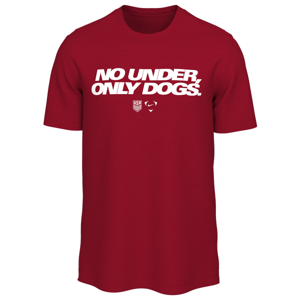 Nike Team USA Dogs Only MSS T-Shirt - Men's - Red/White