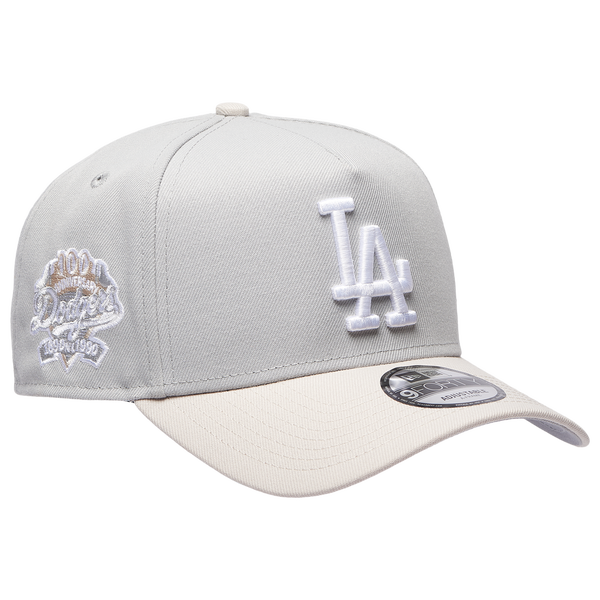 New Era MLB 940 A-Frame Cap - Adult - Silver/Gray - Image 3