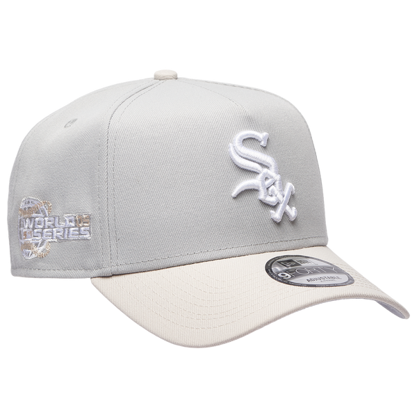 New Era MLB 940 A-Frame Cap - Adult - Gray/Silver - Image 3