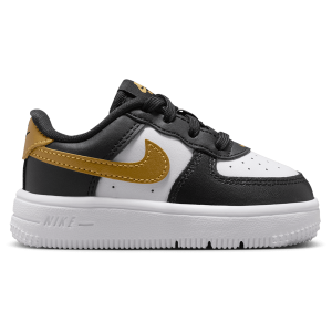 Nike Air Force 1 Low Lace - Girls' Toddler - Black/Gold