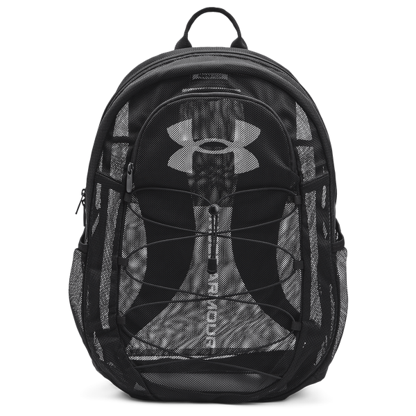 Under Armour Hustle Mesh Backpack - Adult - White/Black