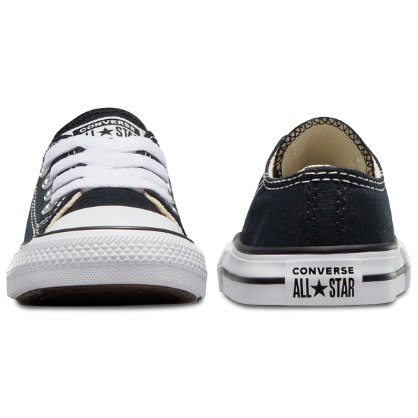 Converse All Star Low Top - Boys' Toddler - White/Black - Image 5