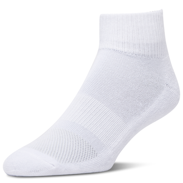 CSG Quarter Socks 6 Pack - Adult - White - Image 2