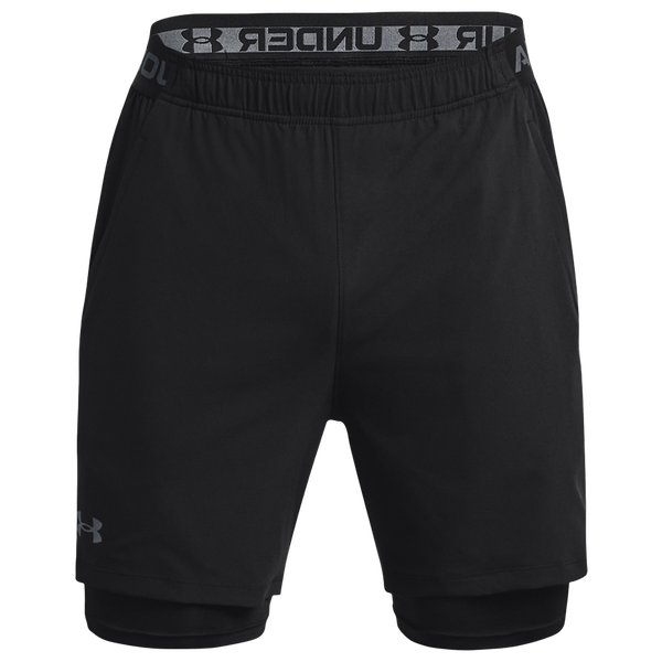 Under Armour Vanish Woven Shorts With Heat Gear - Men's - Black/Black/Pitch Grey - Image 6