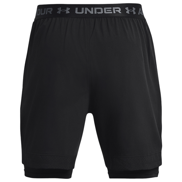 Under Armour Vanish Woven Shorts With Heat Gear - Men's - Black/Black/Pitch Grey - Image 7