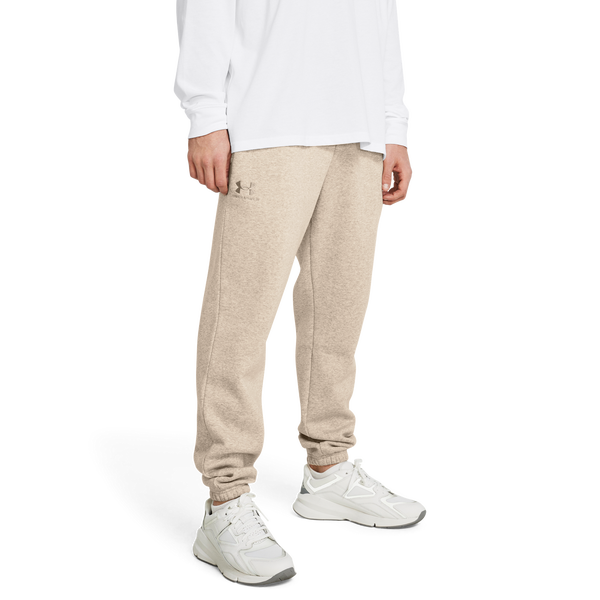 Under Armour Essential Fleece Joggers - Men's - Timberwolf Taupe/Timberwolf Taupe - Image 4