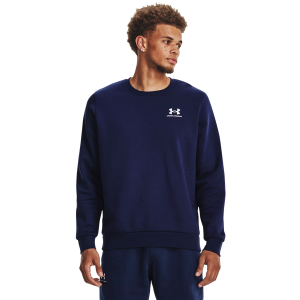 Under Armour Essential Fleece Crew - Men's - Midnight Navy/White