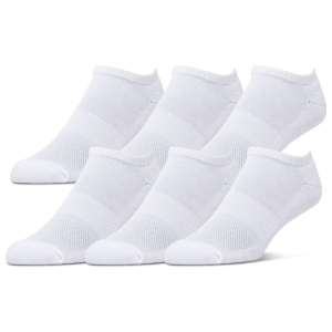 CSG No Show Socks 6 Pack - Adult - White