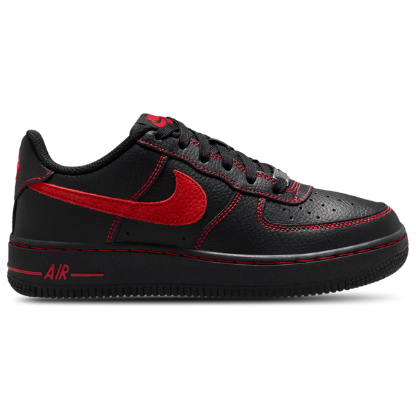 Nike Air Force 1 LV8 3 - Boys' Grade School - Black/Red