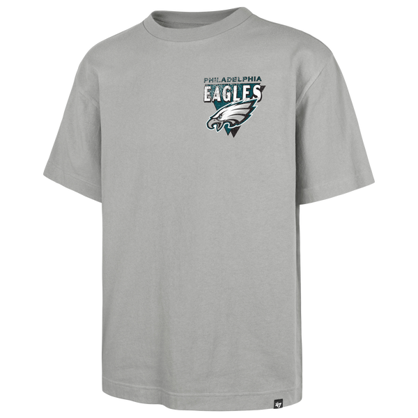 47 Brand NFL Philadelphia Eagles Bar S/S T-Shirt - Men's - Wolf Grey