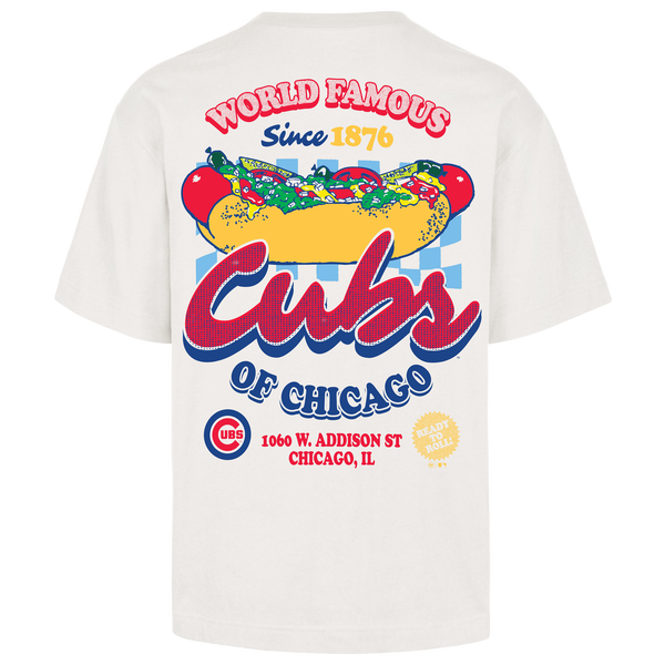 47 Brand Cubs Foundational T-Shirt - Men's - White - Image 2