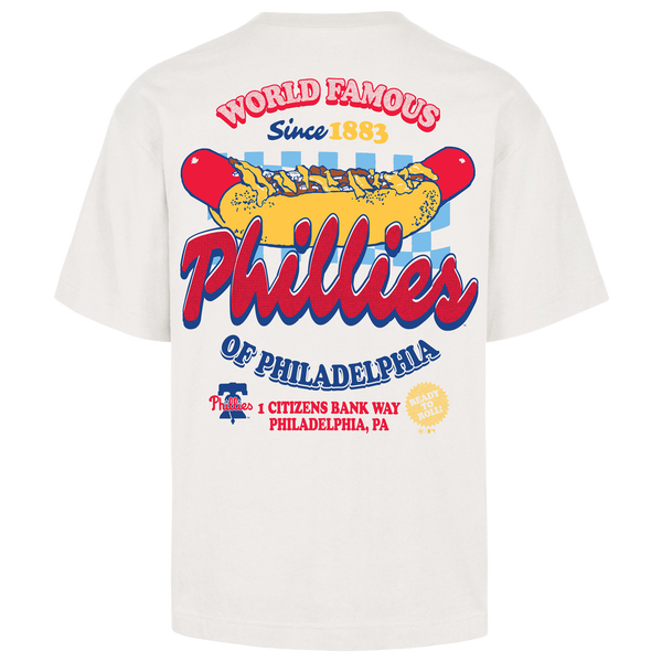 47 Brand MLB Hotdog Short Sleeve T-Shirt - Men's - White - Image 2