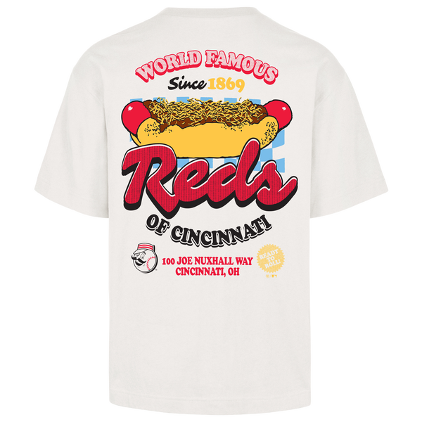 47 Brand Reds Foundational T-Shirt - Men's - White - Image 2