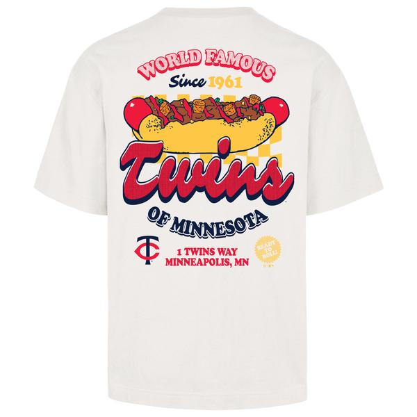 47 Brand MLB Hotdog Short Sleeve T-Shirt - Men's - White - Image 2