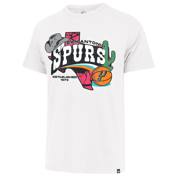 47 Brand Spurs Regional Franklin T-Shirt - Men's - White Wash