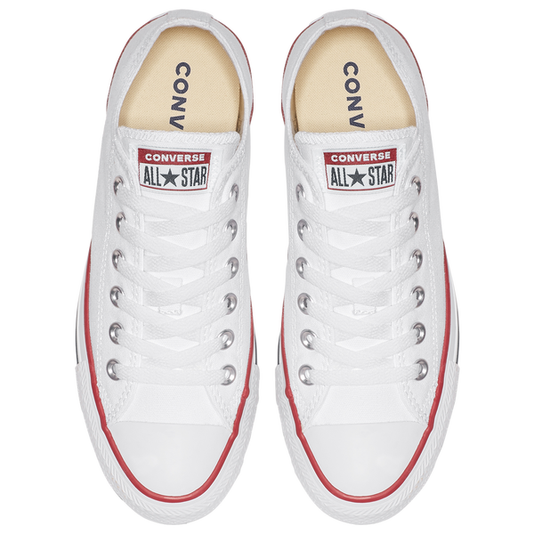 Converse All Star Low Top - Men's - White/White/Optical White - Image 4