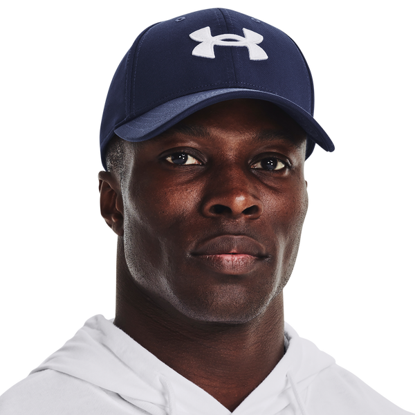 Under Armour Blitzing Adjustable Cap - Men's - Midnight Navy/White - Image 6