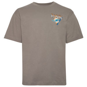 47 Brand Miami Dolphins Bar S/S T-Shirt - Men's - Wolf Grey