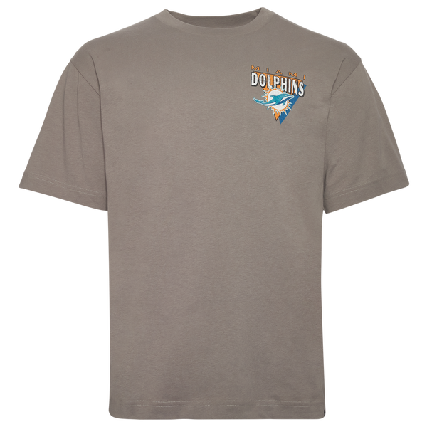 47 Brand Miami Dolphins Bar S/S T-Shirt - Men's - Wolf Grey