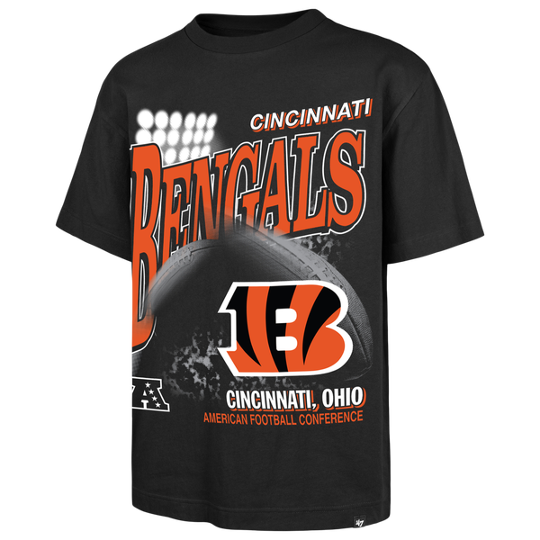 47 Brand NFL Cincinnati Bengals Hometown S/S T-Shirt - Men's - Black