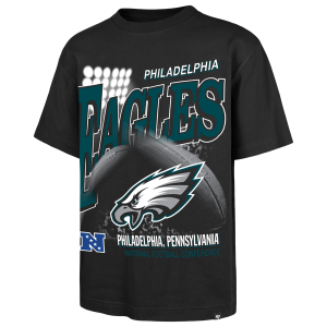 47 Brand NFL Philadelphia Eagles Hometown S/S T-Shirt - Men's - Black