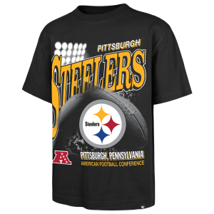 47 Brand Steelers Hometown T-Shirt - Men's - Black
