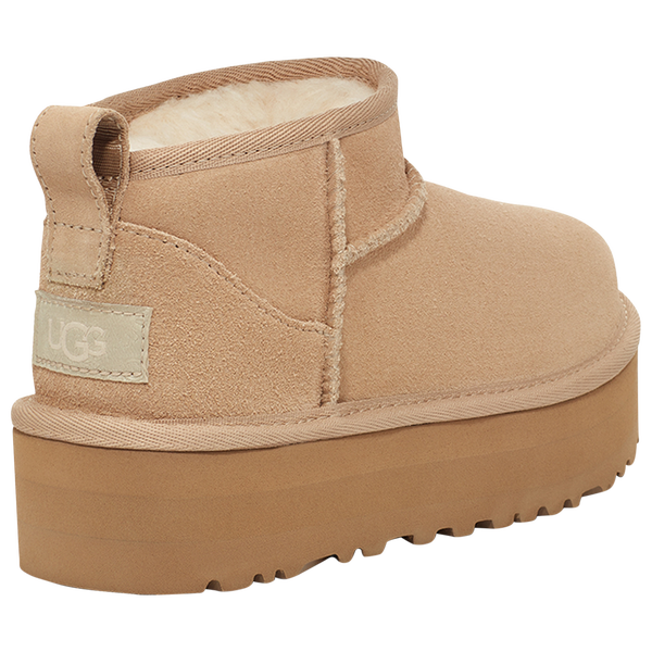 UGG Ultra Mini Platform - Girls' Grade School - Sand/Sand - Image 3
