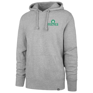 47 Brand Celtics Arcitext Headline Hoodie - Men's - Slate Gray