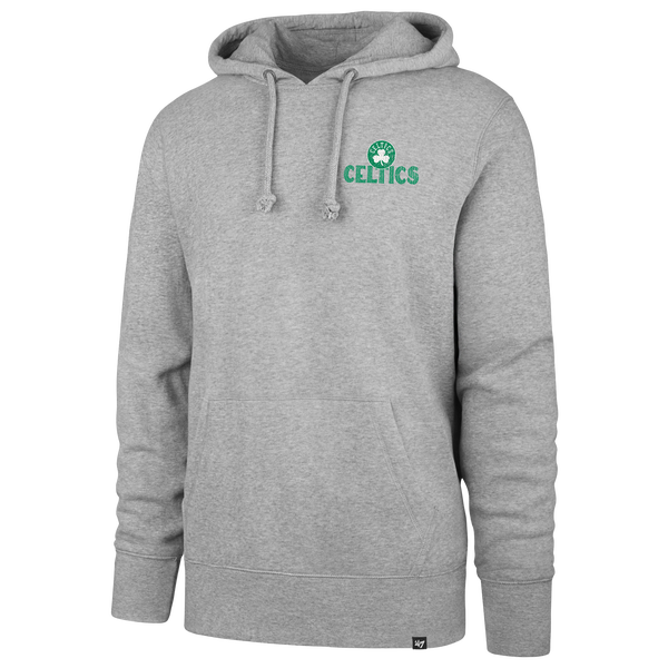 47 Brand Celtics Arcitext Headline Hoodie - Men's - Slate Gray