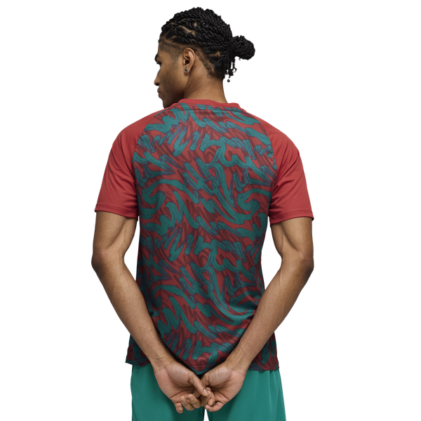 PUMA FPF Warm Up Jersey - Men's - Club Red/Green Lagoon - Image 2