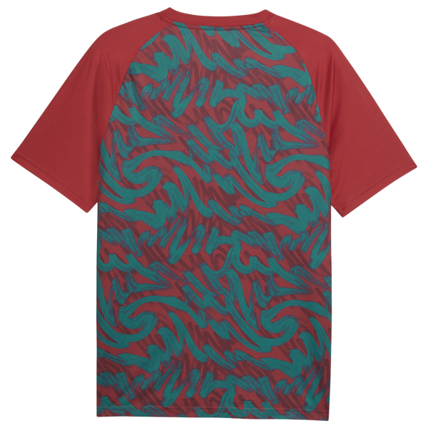 PUMA FPF Warm Up Jersey - Men's - Club Red/Green Lagoon - Image 5