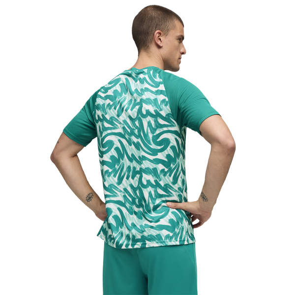 PUMA FPF Warm Up Jersey - Men's - Green Lagoon/Ruby Shimmer - Image 2
