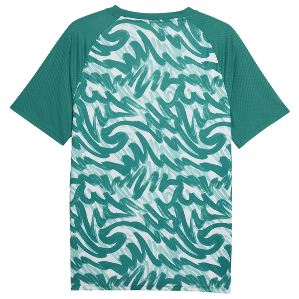 PUMA FPF Warm Up Jersey - Men's - Green Lagoon/Ruby Shimmer - Image 5