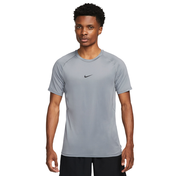 Nike Dri-FIT Slim Top Short Sleeve - Men's - Smoke Grey/Black